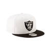 Las Vegas Raiders New Era 9FIFTY Snapback - White & Black