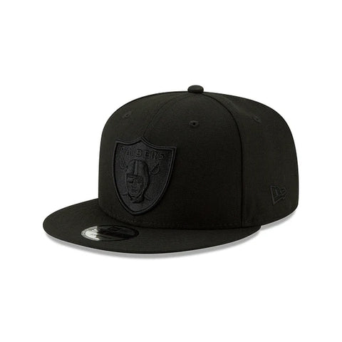 Las Vegas Raiders New Era 9FIFTY Snapback - Black on Black
