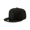 Las Vegas Raiders New Era 9FIFTY Snapback - Black on Black
