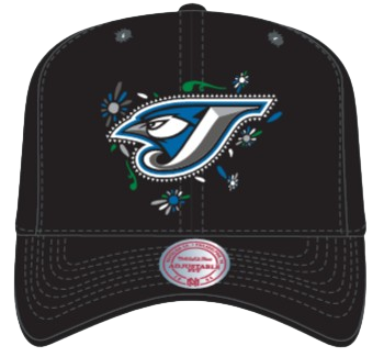 Toronto Blue Jays Mitchell & Ness Day of the Dead Pro Crown Snapback - Black