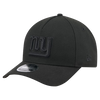 New York Giants M-Crown 9FORTY Adjustable One Size Hat - Black on Black