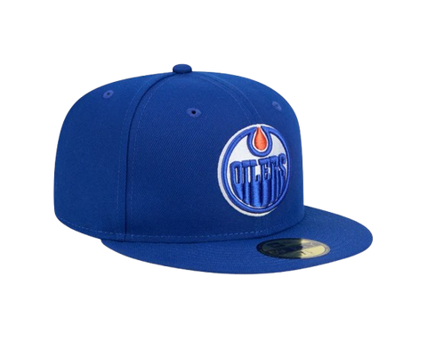 Edmonton Oilers New Era 59FIFTY Royal Blue Pro Fit Hat