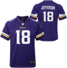 Youth Justin Jefferson Minnesota Vikings Nike Game Jersey - Purple