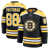 Boston Bruins David Pastrnak Fanatics Premium Jersey Home - Black