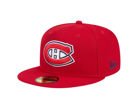 Montreal Canadiens New Era 59FIFTY Red Pro Fit Hat