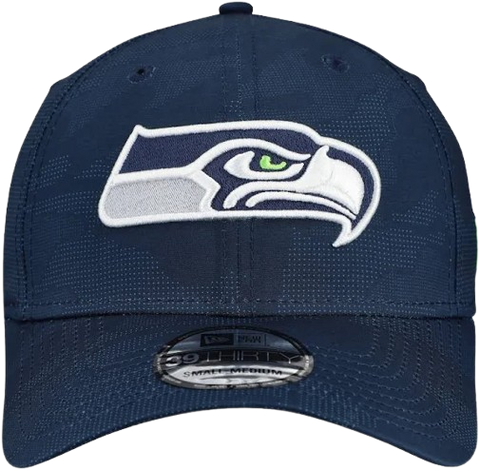 New Era Seattle Seahawks Tonal Camo 39THIRTY Stretch Fit Hat - Navy