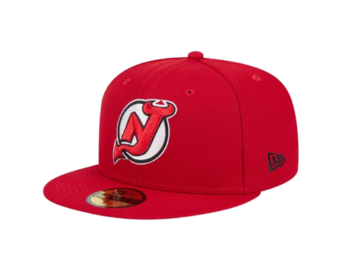 New Jersey Devils New Era 59FIFTY Red Pro Fit Hat