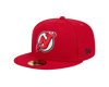 New Jersey Devils New Era 59FIFTY Red Pro Fit Hat