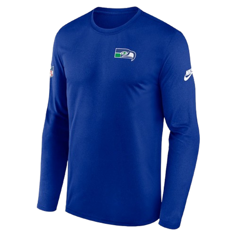 Seattle Seahawks Nike Royal Legend Dri-FIT Long Sleeve Shirt - Blue