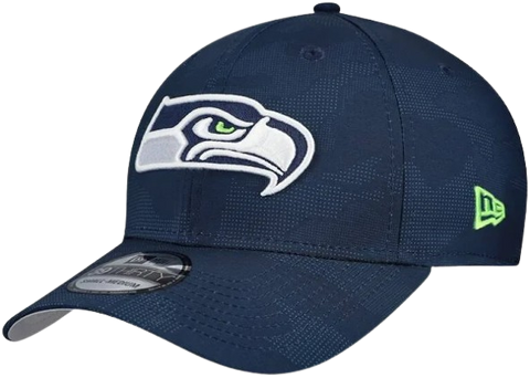 New Era Seattle Seahawks Tonal Camo 39THIRTY Stretch Fit Hat - Navy