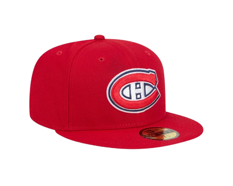 Montreal Canadiens New Era 59FIFTY Red Pro Fit Hat