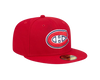 Montreal Canadiens New Era 59FIFTY Red Pro Fit Hat