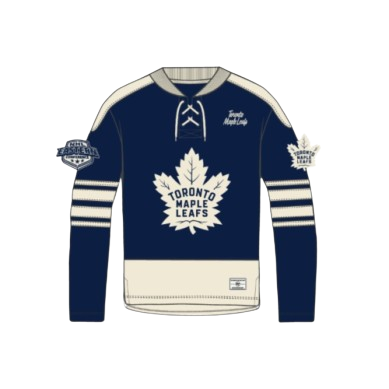 Toronto Maple Leafs Lace-Up Crewneck Sweatshirt
