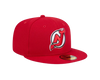 New Jersey Devils New Era 59FIFTY Red Pro Fit Hat
