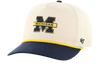 Michigan Wolverines '47 Rope TT Hitch Hat - Bone