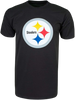 Pittsburgh Steelers '47 Basic Biggie Logo Tee Shirt - Black