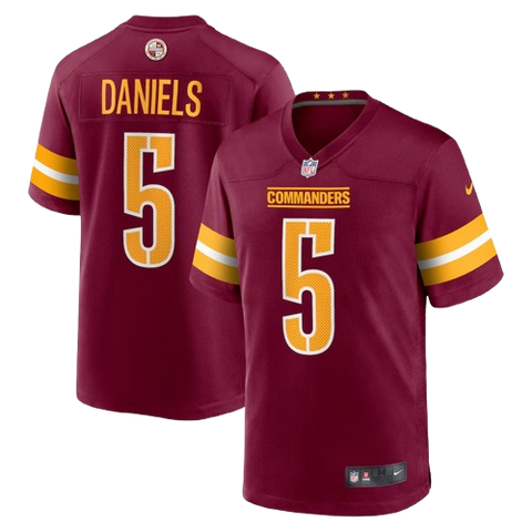 Washington Commanders Jayden Daniels Nike Game Jersey Home - Red