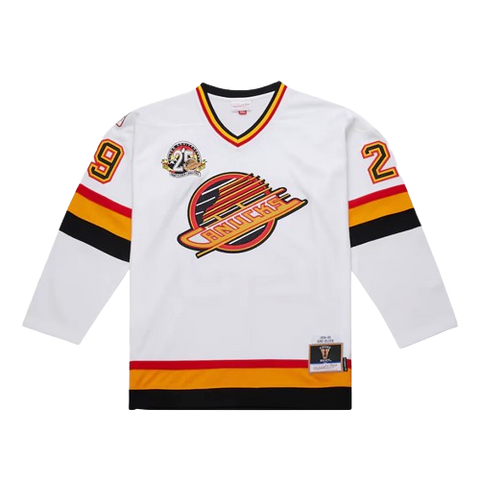 Vancouver Canucks Gino Odjick 1994/95 Mitchell & Ness Vintage Player Jersey - White
