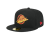 Vancouver Canucks New Era 59FIFTY Skate Logo Pro Fit Hat - Black