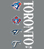Toronto Blue Jays Luxe Signature Tee Shirt - Gray