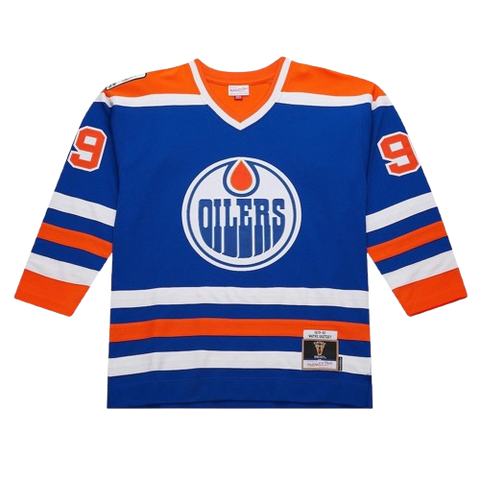 Edmonton Oilers Wayne Gretzky Mitchell & Ness 1979/80 Rookie Jersey - Blue