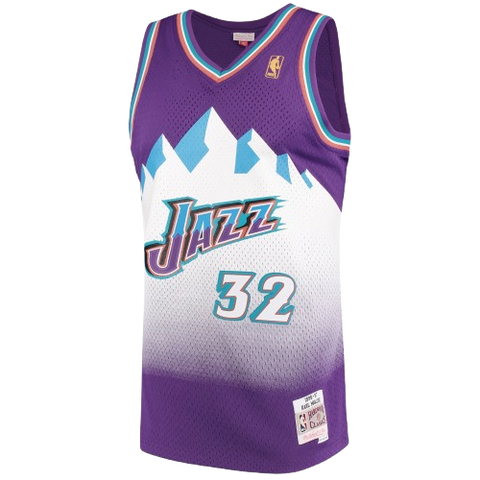 Mitchell & Ness Vintage Utah Jazz Karl Malone Jersey (1996-97) - Purple