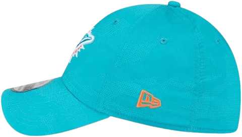 New Era Miami Dolphins Tonal Camo 39THIRTY Stretch Fit Hat - Aqua