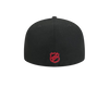 Vancouver Canucks New Era 59FIFTY Skate Logo Pro Fit Hat - Black