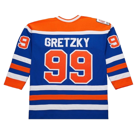 Edmonton Oilers Wayne Gretzky Mitchell & Ness 1979/80 Rookie Jersey - Blue