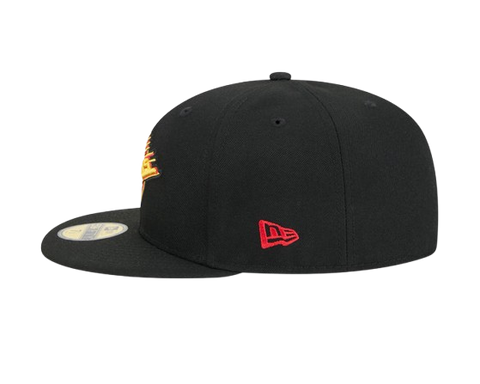 Vancouver Canucks New Era 59FIFTY Skate Logo Pro Fit Hat - Black