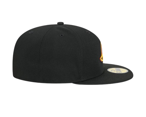 Vancouver Canucks New Era 59FIFTY Skate Logo Pro Fit Hat - Black