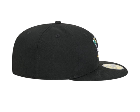 Anaheim Ducks New Era 59FIFTY Black Pro Fit Hat