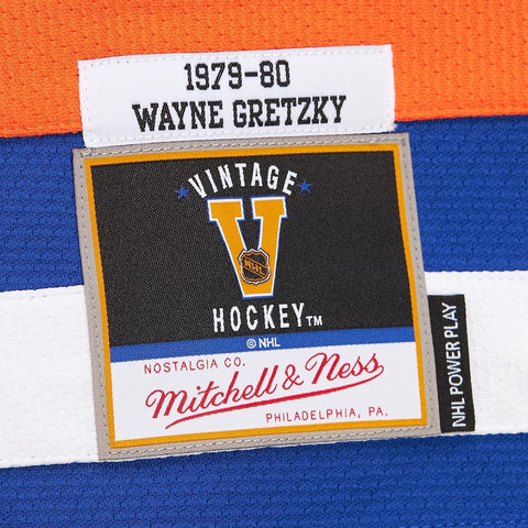 Edmonton Oilers Wayne Gretzky Mitchell & Ness 1979/80 Rookie Jersey - Blue