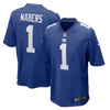 New York Giants Malik Nabers Nike Game Jersey Home - Blue