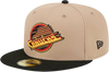 Vancouver Canucks New Era 59FIFTY Skate Logo Pro Fit Hat - Beige