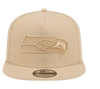 New Era Seattle Seahawks Colour Pack A-Frame 9FIFTY Snapback Hat - Khaki