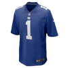New York Giants Malik Nabers Nike Game Jersey Home - Blue