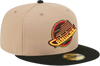 Vancouver Canucks New Era 59FIFTY Skate Logo Pro Fit Hat - Beige