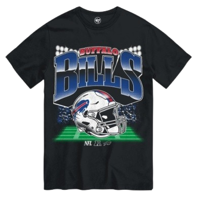 Buffalo Bills Blind Side '47 Brand T-Shirt - Black