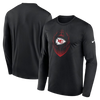 Kansas City Chiefs Nike Icon Legend Dri-FIT Long Sleeve Shirt - Black