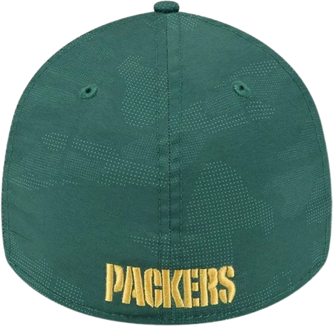 New Era Green Bay Packers Tonal Camo 39THIRTY Stretch Fit Hat - Green