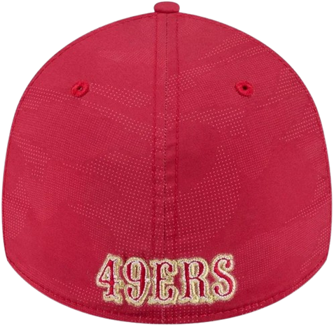 New Era San Francisco 49ers Tonal Camo 39THIRTY Stretch Fit Hat - Red