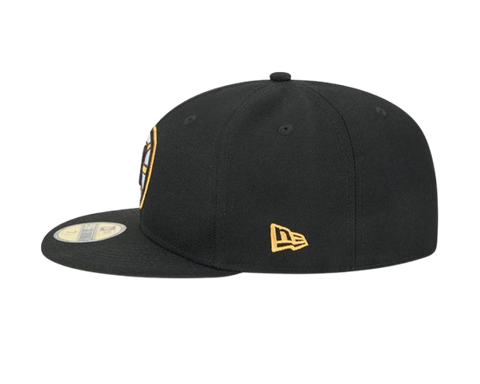Boston Bruins New Era 59FIFTY Black Pro Fit Hat