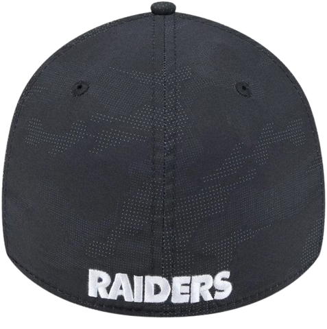 New Era Las Vegas Raiders Tonal Camo 39THIRTY Stretch Fit Hat - Black