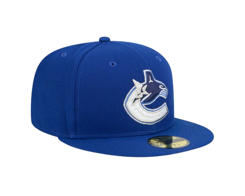 Vancouver Canucks New Era 59FIFTY Orca Logo Pro Fit Hat - Blue