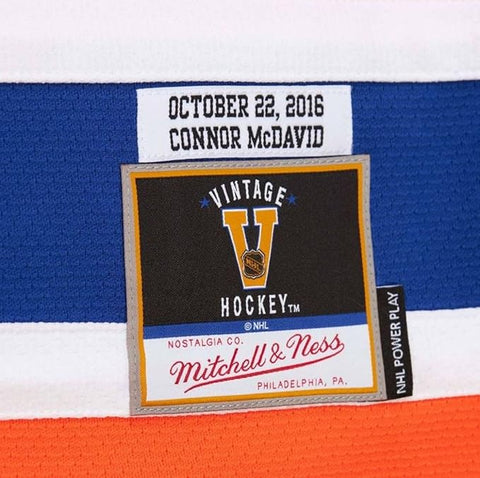 Edmonton Oilers Connor McDavid Mitchell & Ness 2016 Heritage Classic Jersey - Orange