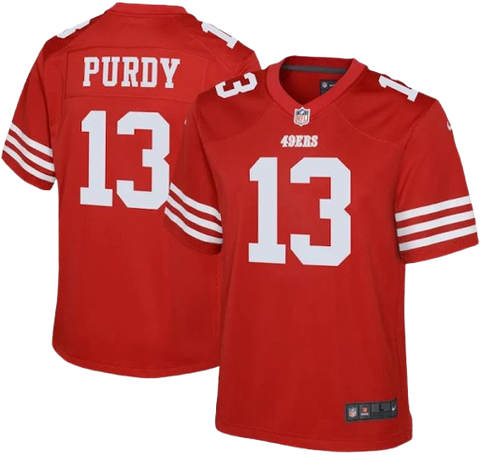 Youth Brock Purdy San Francisco 49ers Nike Game Jersey - Red