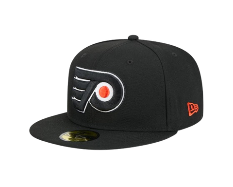 Philadelphia Flyers New Era 59FIFTY Black Pro Fit Hat