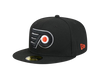 Philadelphia Flyers New Era 59FIFTY Black Pro Fit Hat