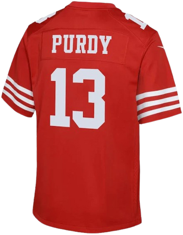 Youth Brock Purdy San Francisco 49ers Nike Game Jersey - Red